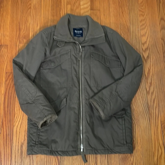 Madewell Modern Military Style Jacket Coat Green Sz Small - Picture 3 of 15